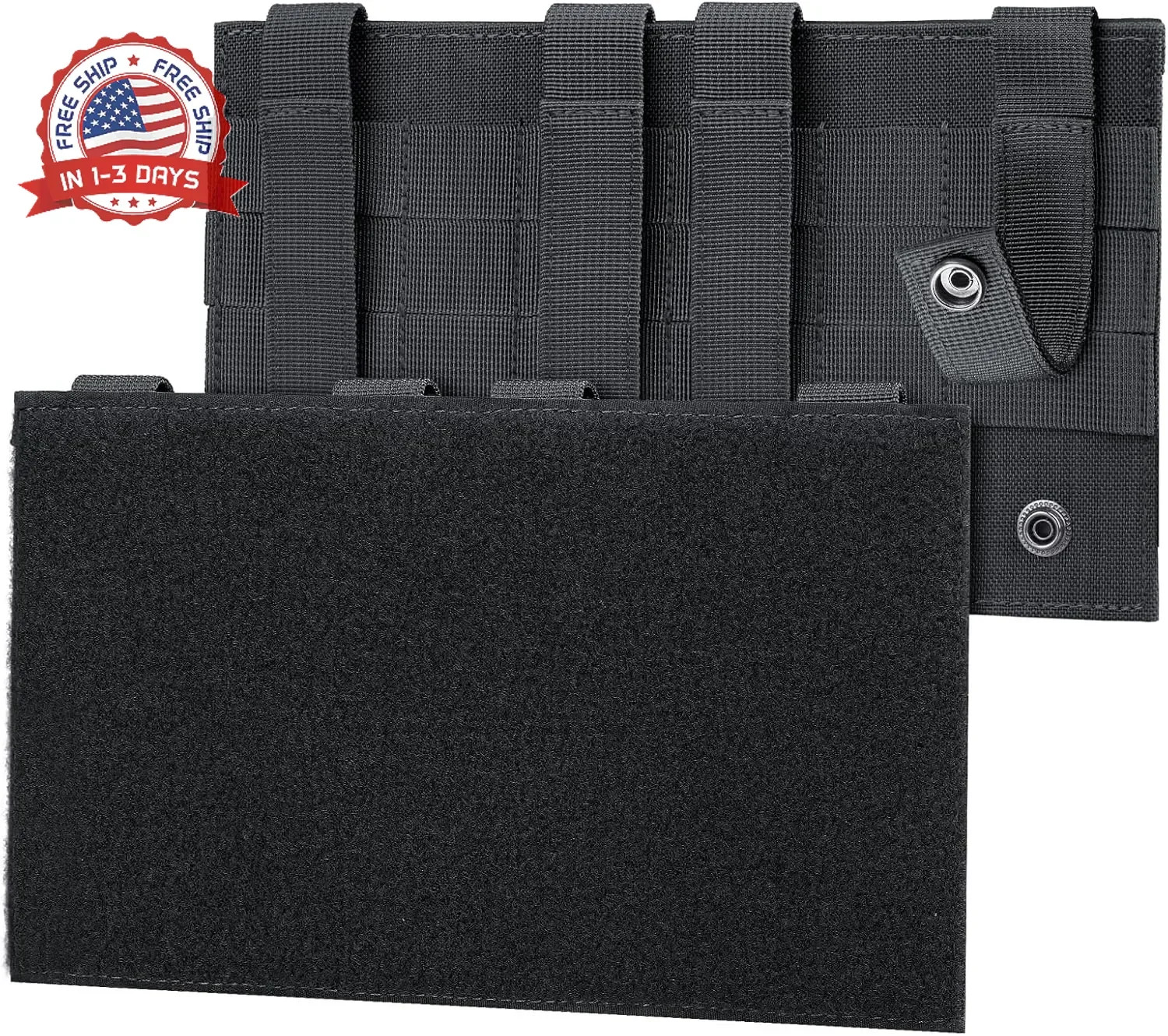Molle Loop Panel for Tactical Backpack Plate Carrier 1Pcs, Large | 10,2x5,9" Mil