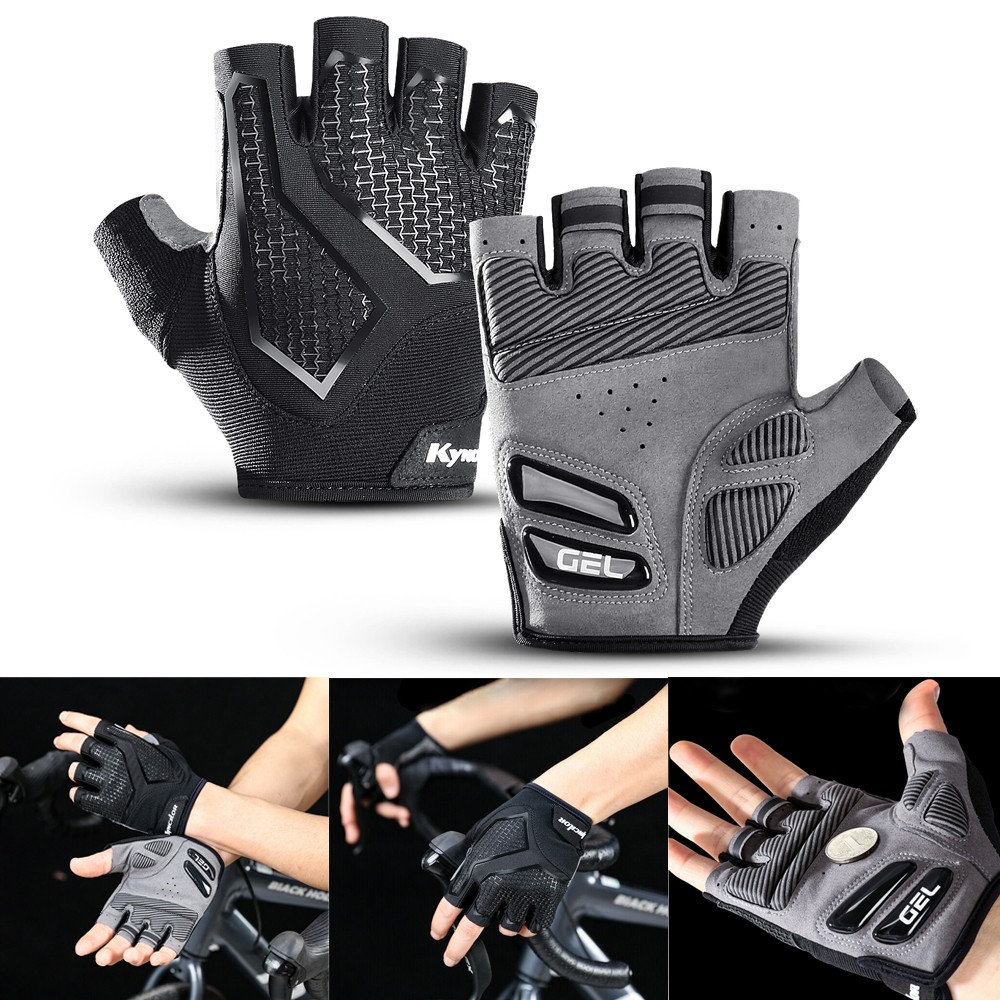 Cycling Mountain Bike Gloves Anti Slip Padded Bicycle Glove for Fitness Training