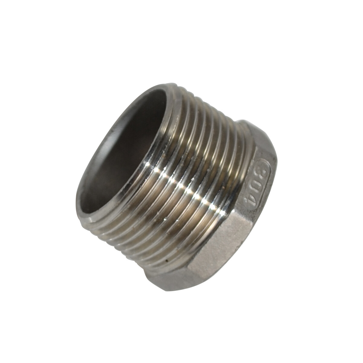 NPT Stainless 1-1/4" male to 3/4" female HEX Reducing bush adapter Pipe Fitting