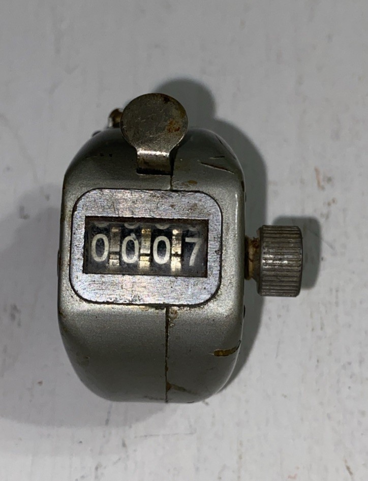 Vintage Veeder Root Inc. Hand Held Counter Hartford Conn Pat. Aug. 10 1915 Works