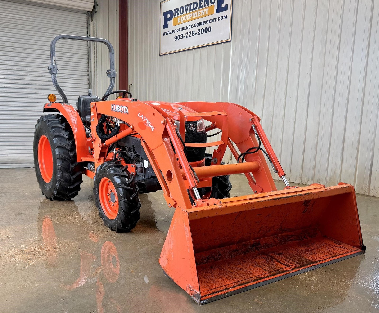 2012 KUBOTA L4600 OROPS 4WD TRACTOR WITH LA754 LOADER