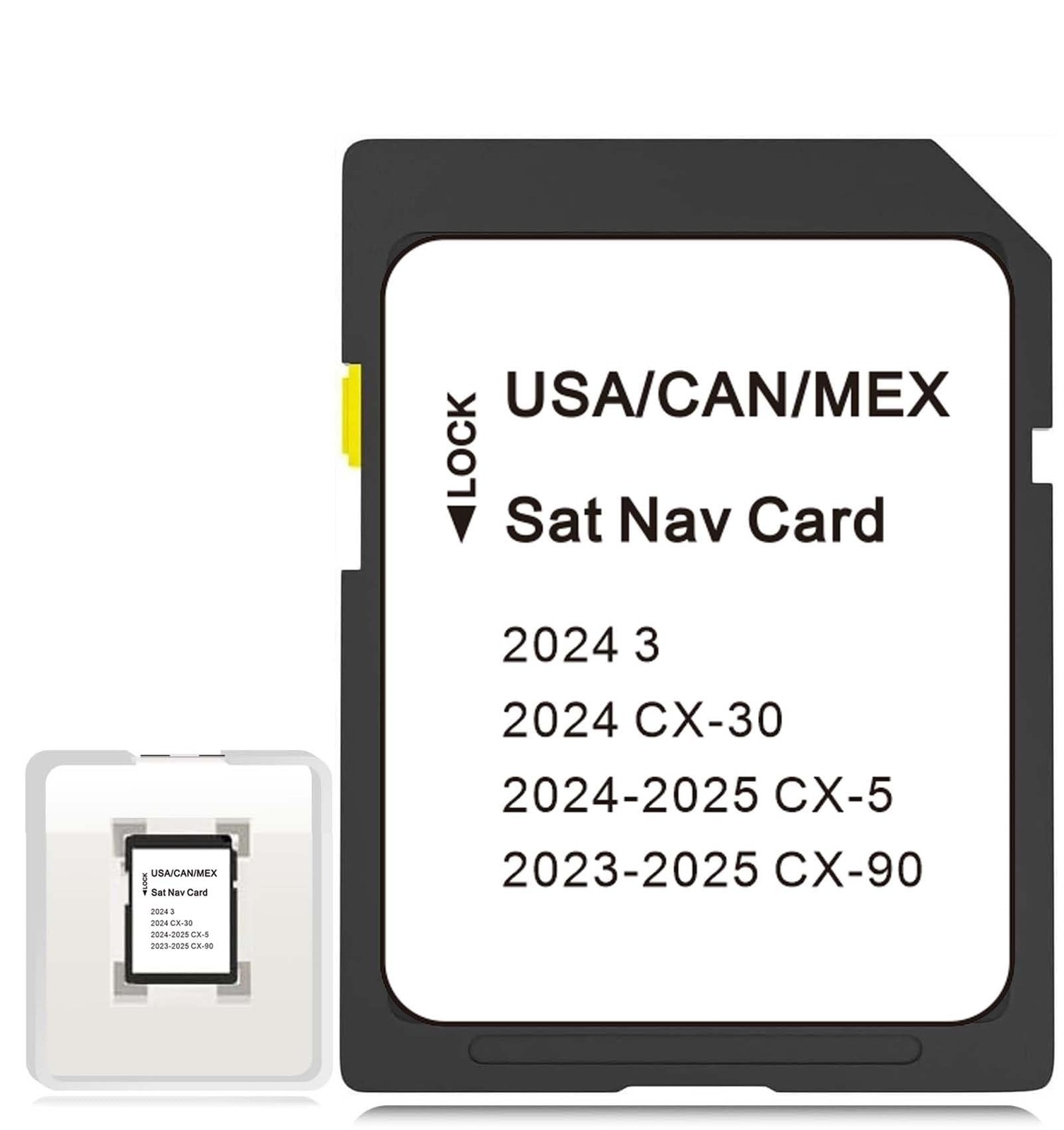 CX-5 Latest Navigation SD Card Map Update, KMV666EZ1B Black