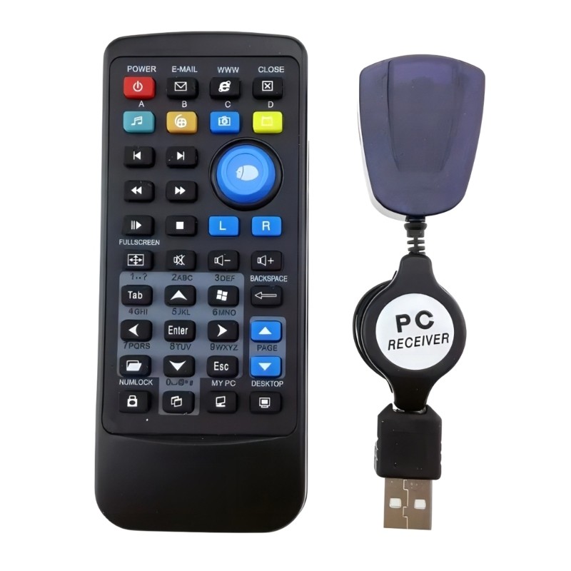 Wireless Mouse Remote Controller USB Receiver Mouse Keyboard Center Controller