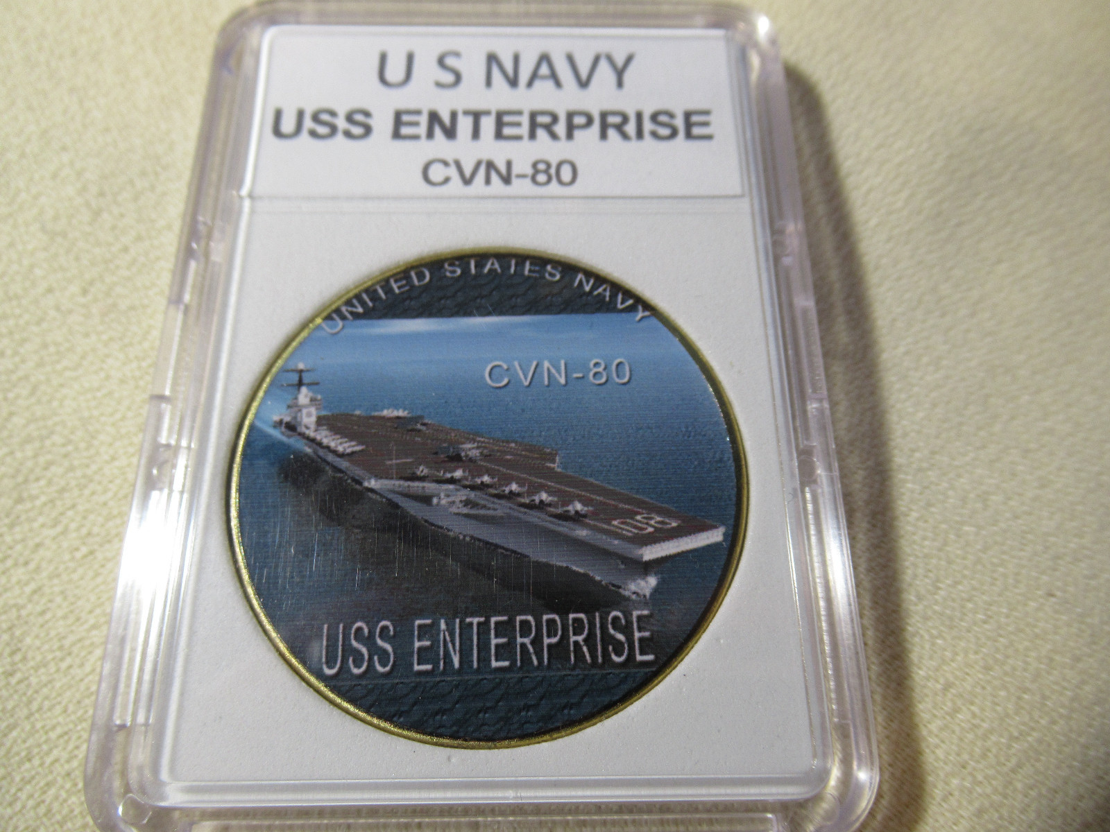 US NAVY - USS ENTERPRISE (CVN-80) Challenge Coin