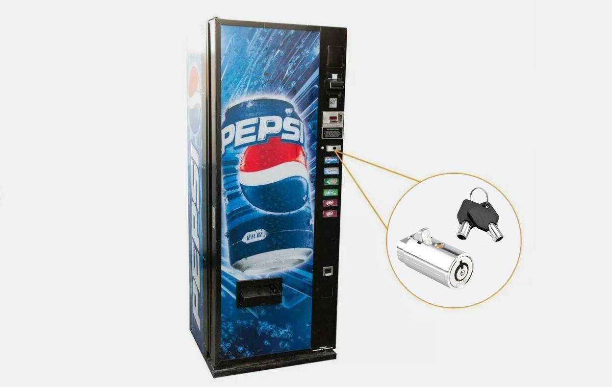 10PCS Vending machine T handle Plug Lock KEYED ALIKE Dixie Narco Vendo