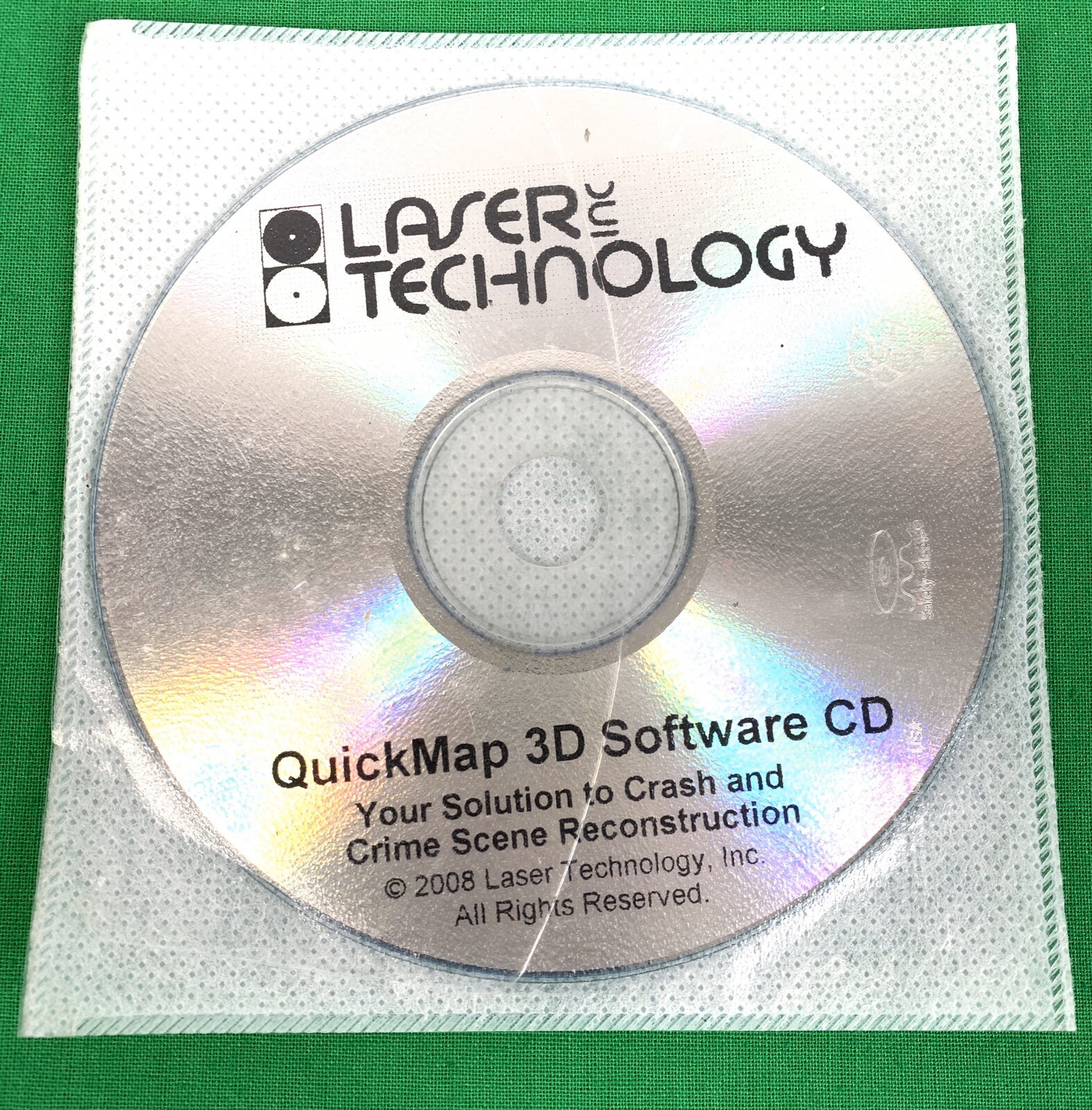 Laser Technology QucikMap 3D Software CD & User Guide, CSI, Impulse