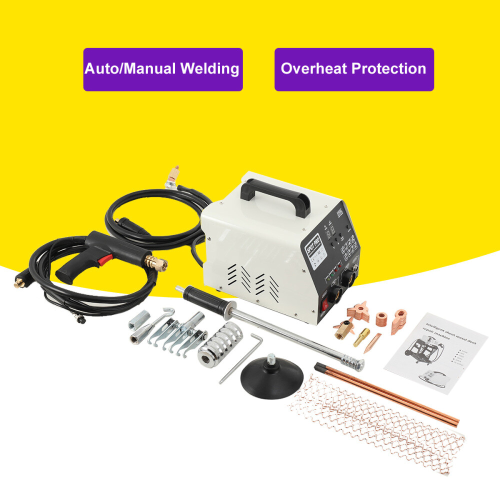 110V Vehicle Panel Spot Stud Welder 3000W Dent Puller Car Body Dent Repair