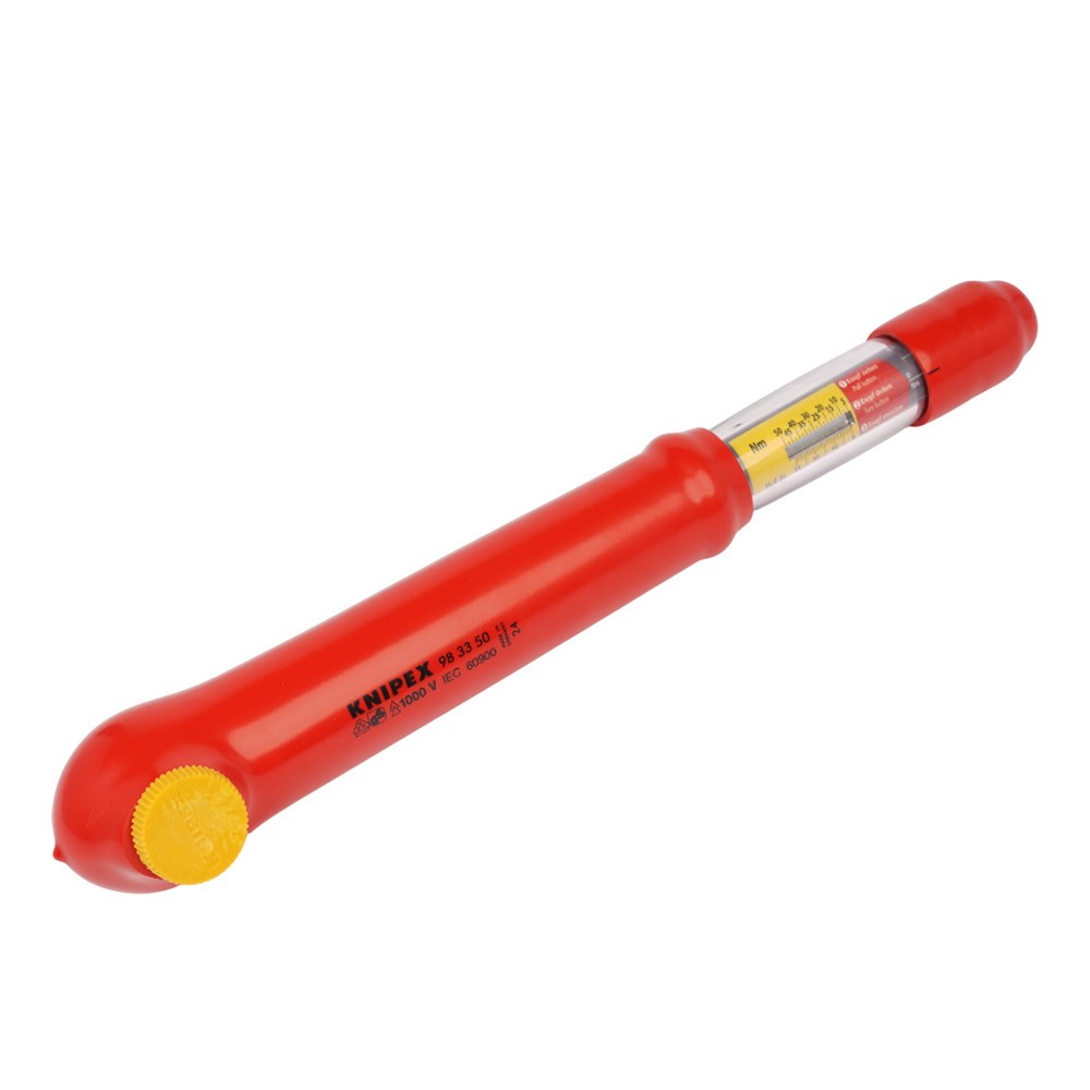 KNIPEX 98 33 50 3/8" Insulated Reversible Torque Wrench 5–50 Nm Precision Tool