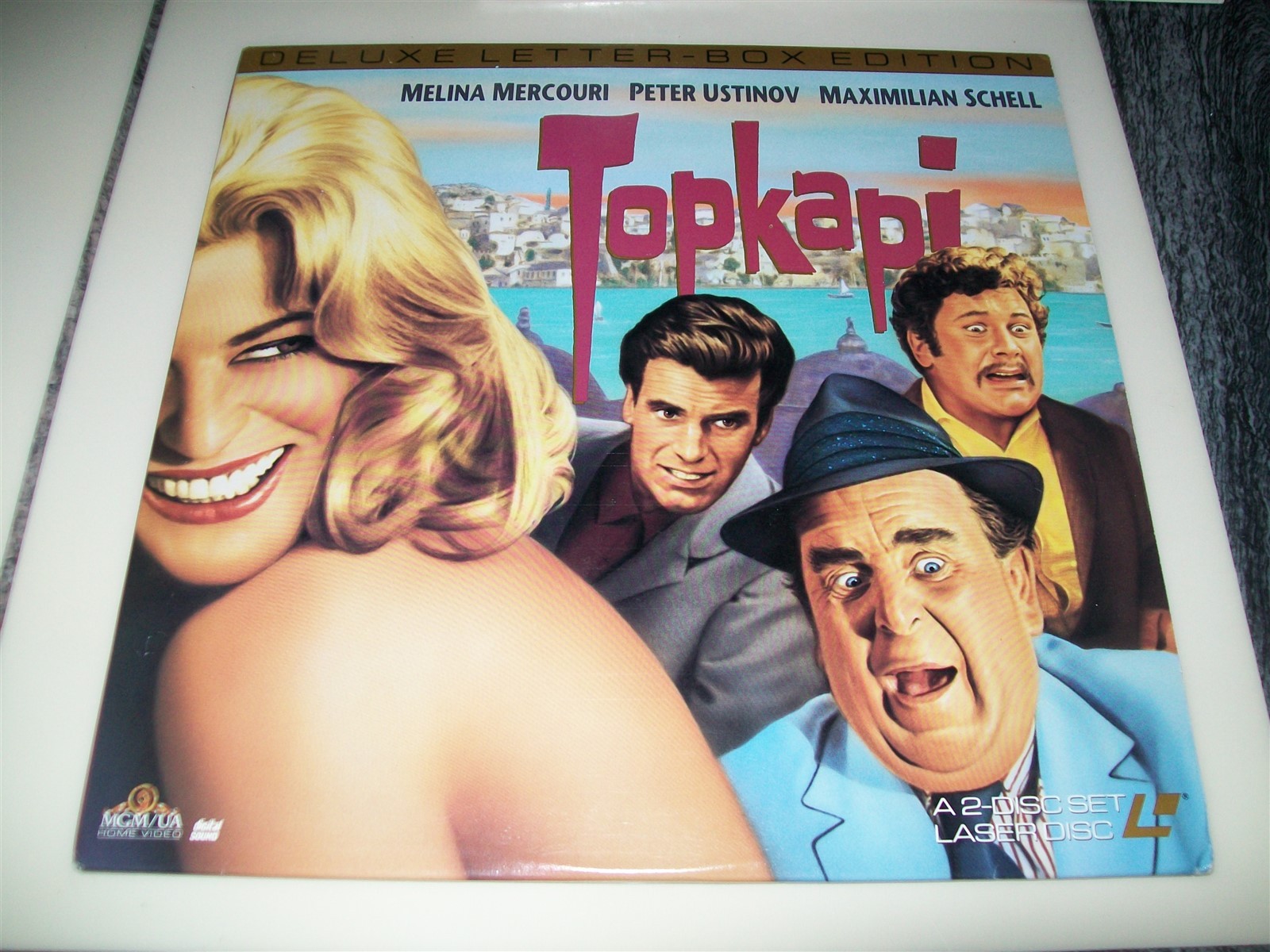 TOPKAPI 2-Laserdisc LD SET WIDESCREEN FORMAT EXCELLENT CONDITION RARE W/TRAILER