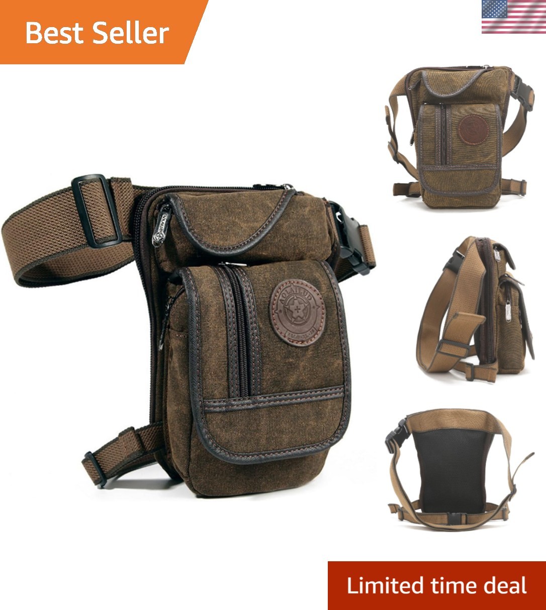 Lightweight and Fashionable Drop Leg Bag for Outdoor Activities - Travel Ready