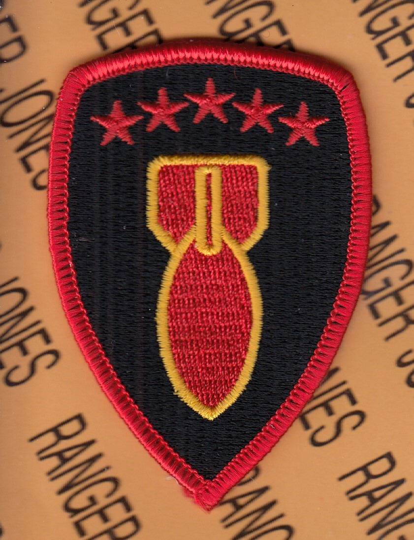 US Army 71st Ordnance Group EOD ~3.25" dress uniform patch m/e