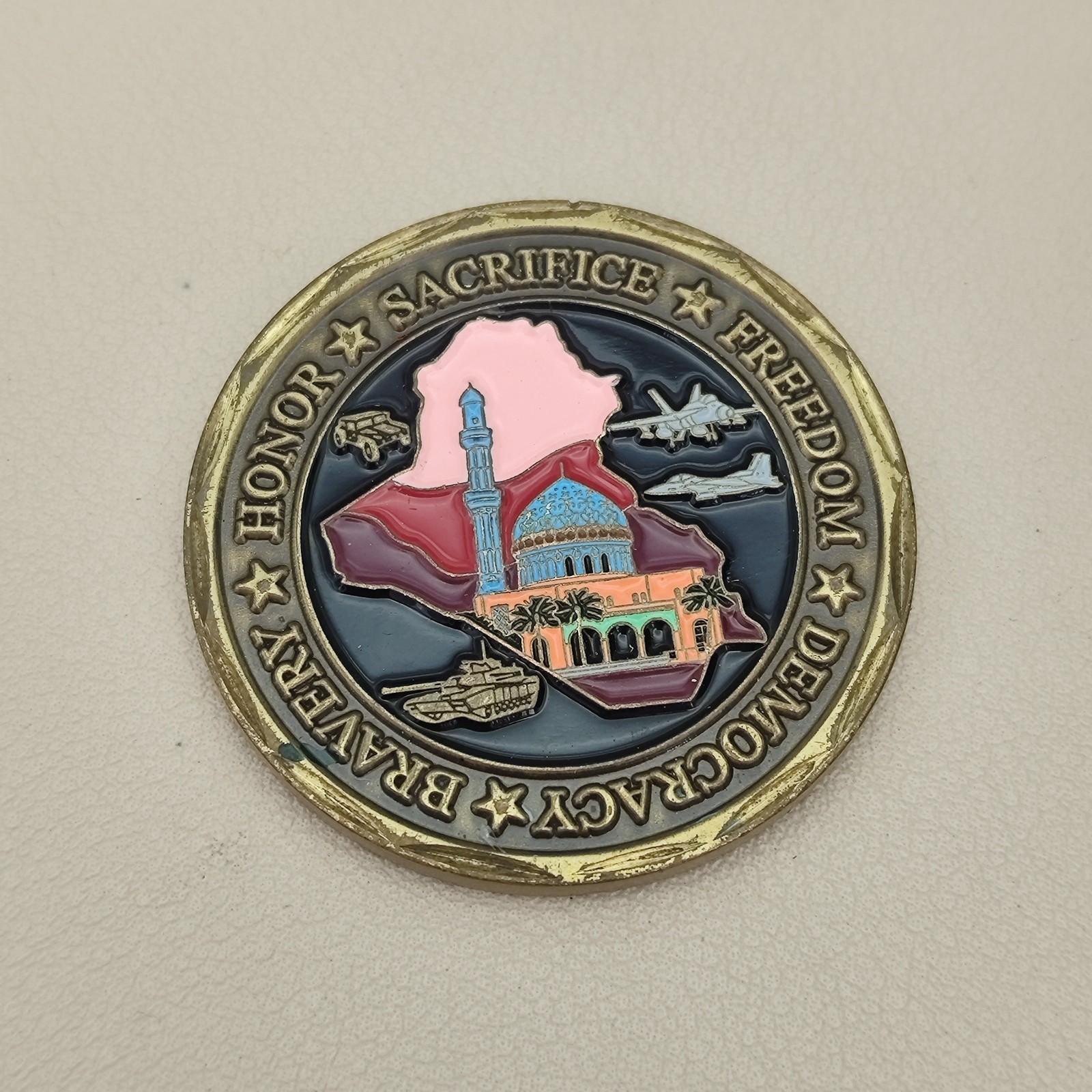 Kuwait Camp Arifjan Operation New Dawn Challenge Coin