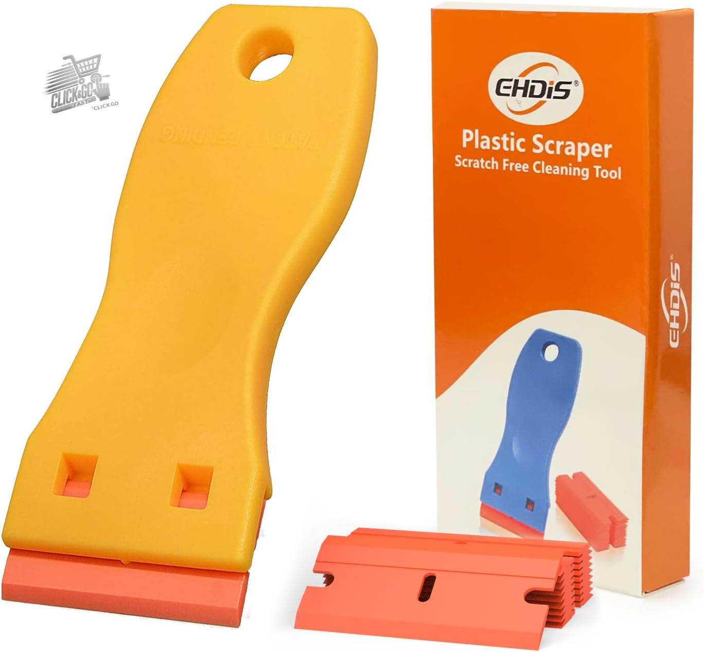 Glass Scraper Car Blades Plastic Remove Stickers Glue Vinyl Films
