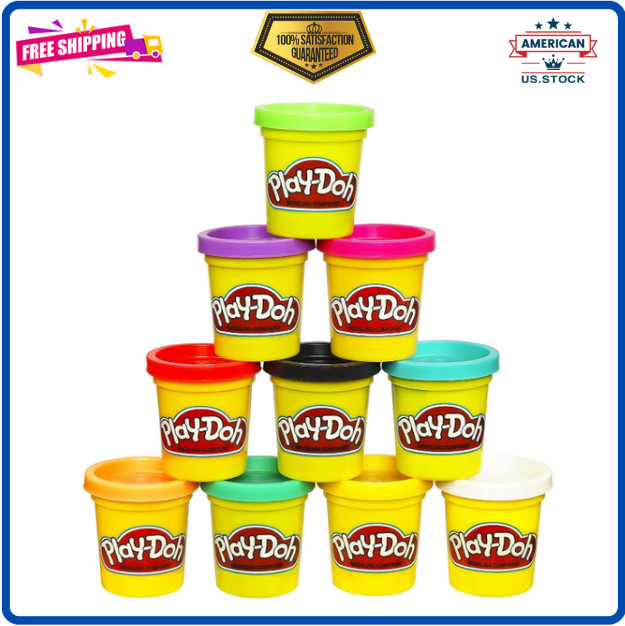 Play-Doh Modeling Compound 10-Pack Case of Colors, Non-Toxic, Assorted Color