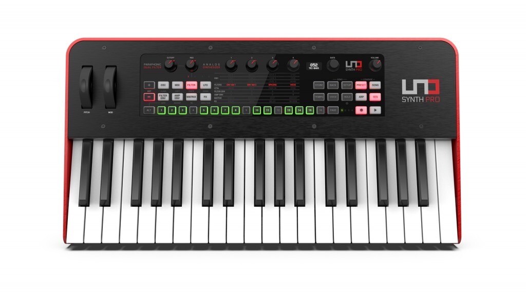 IK Multimedia UNO Synth Pro 37-Key Dual-Filter Analog Synthesizer 196288022480