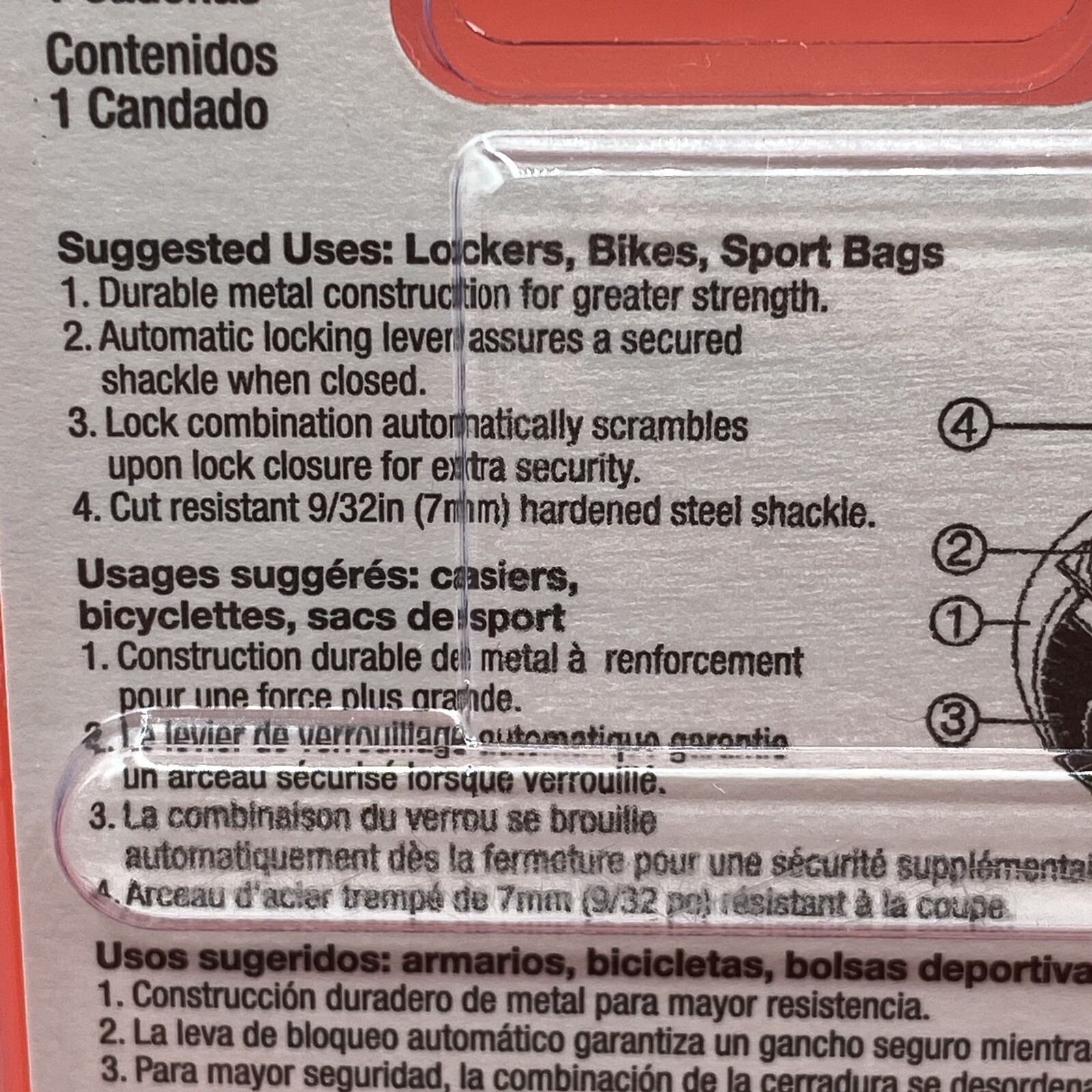Master Lock Combination Lock 1500D 1-7/8" **FACTORY SEALED** Fast Shipping 🔒