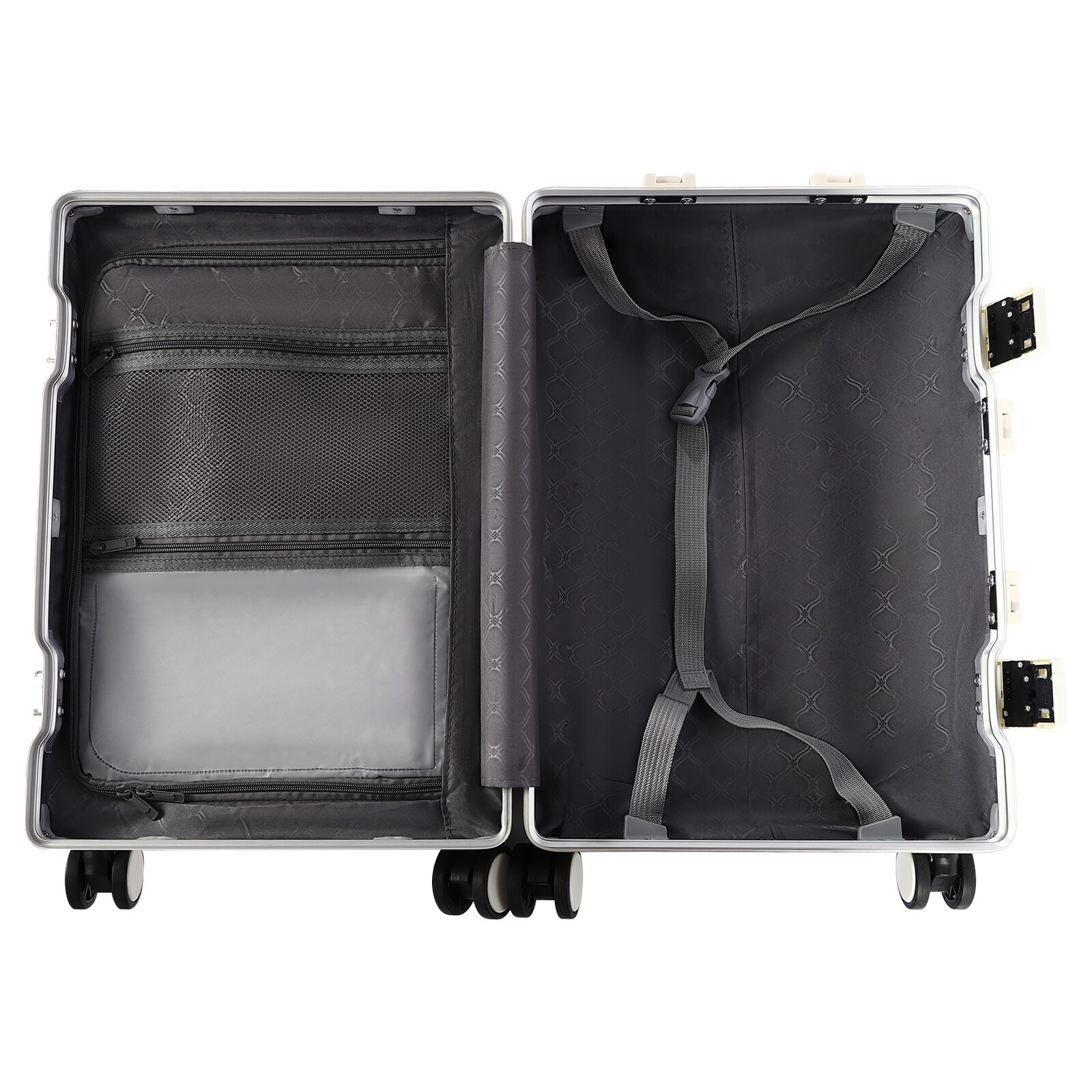 20" Boarding Suitcase Suitcase w/Front Pocket, 14"-15" Laptop Case Trolley