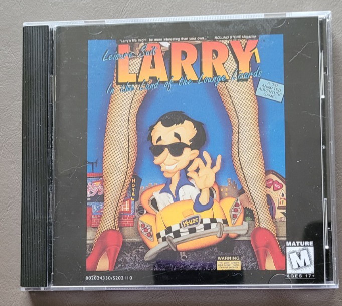 Leisure Suit Larry in the Land of the Lounge Lizards game (v. nice)