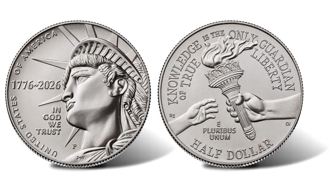 2026 P&D Half Dollar Enduring Liberty Semi Quincentennial New Release fm US Mint
