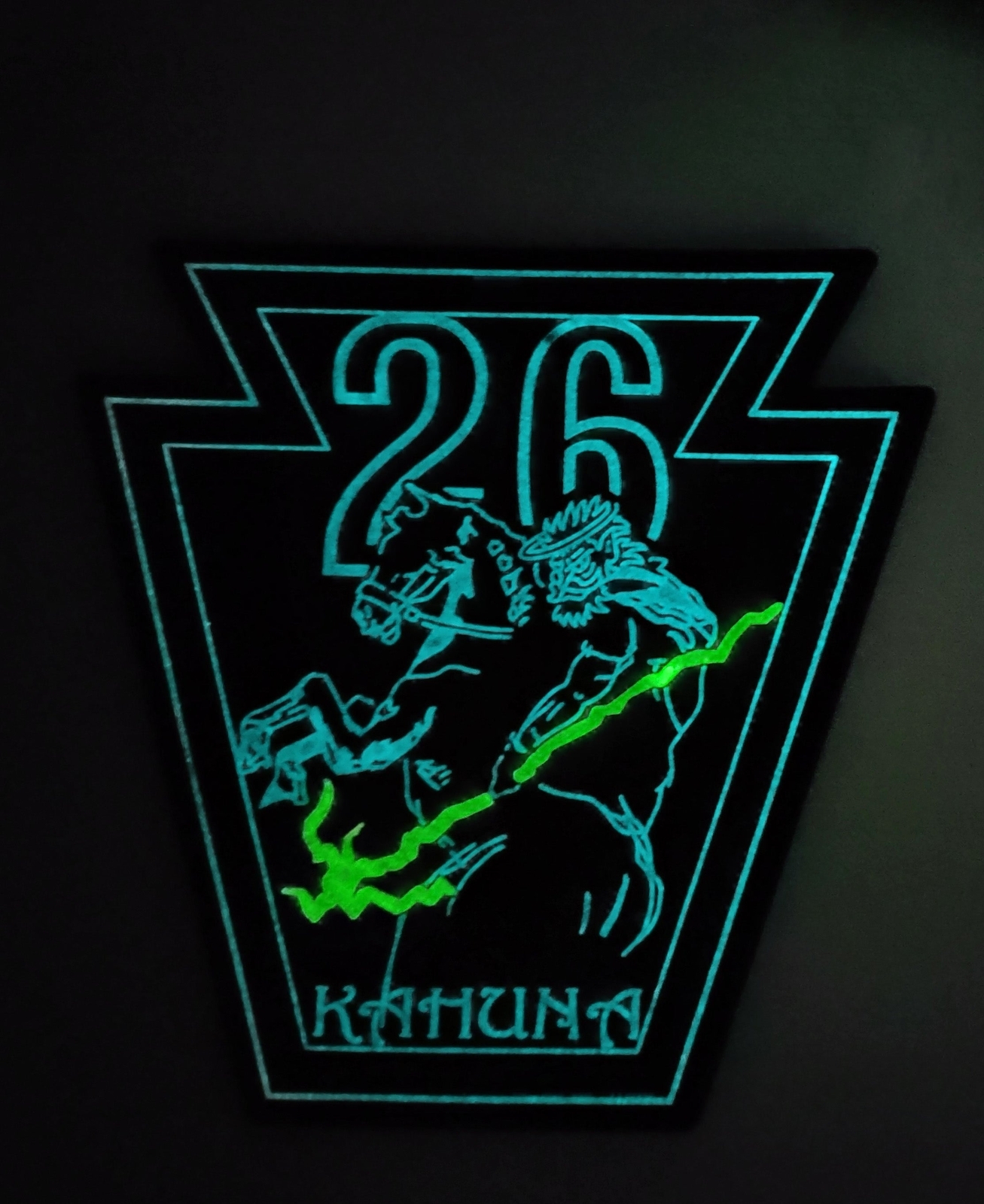Official VMM-362 Kahuna PVC glow Patch