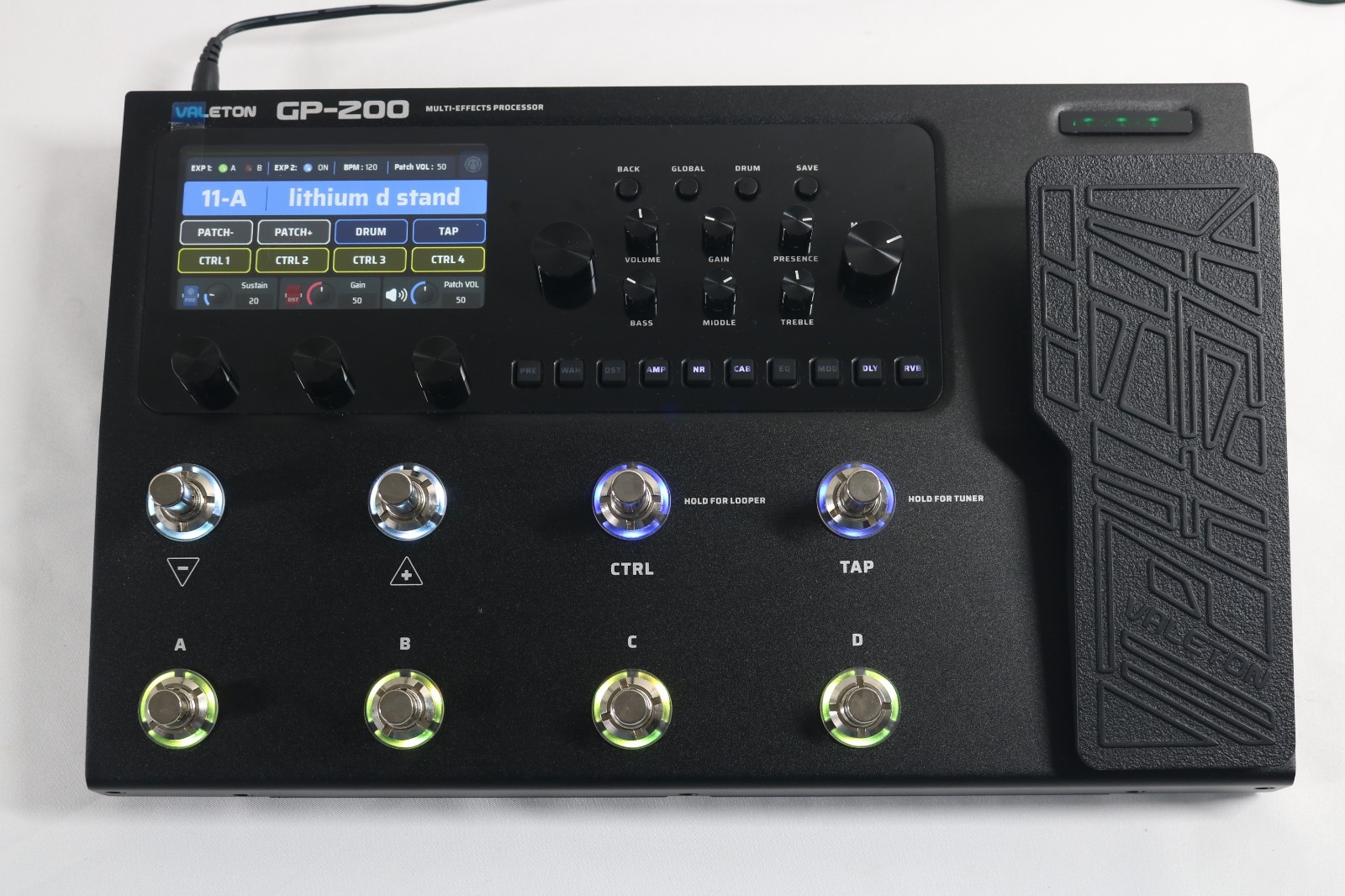 VALETON GP-200R Multi Effects Processor Multi-Effects Guitar Bass Pedal