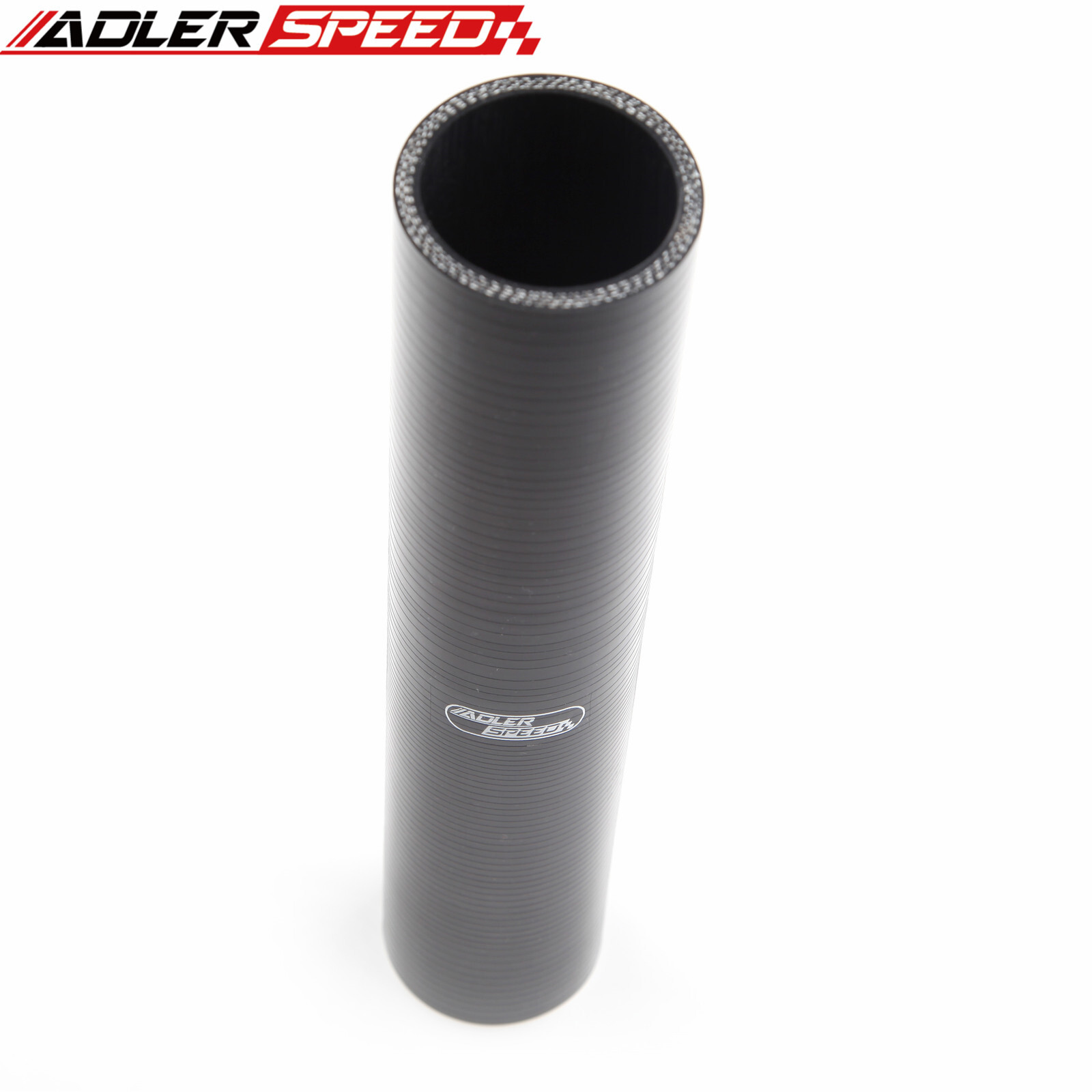 US 1.75" ID Black Silicone Hose Air Intake Turbo Straight Tube Coupler L=12"
