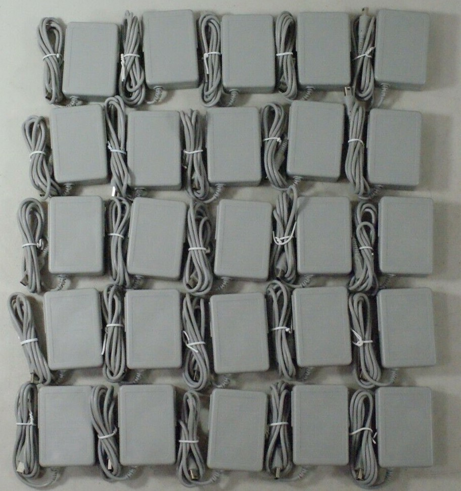 Lot Of 25 NEW Nintendo 3DS Charger AC Adapter 3DS 3DS XL 2DS 2DS XL DSi DSi XL