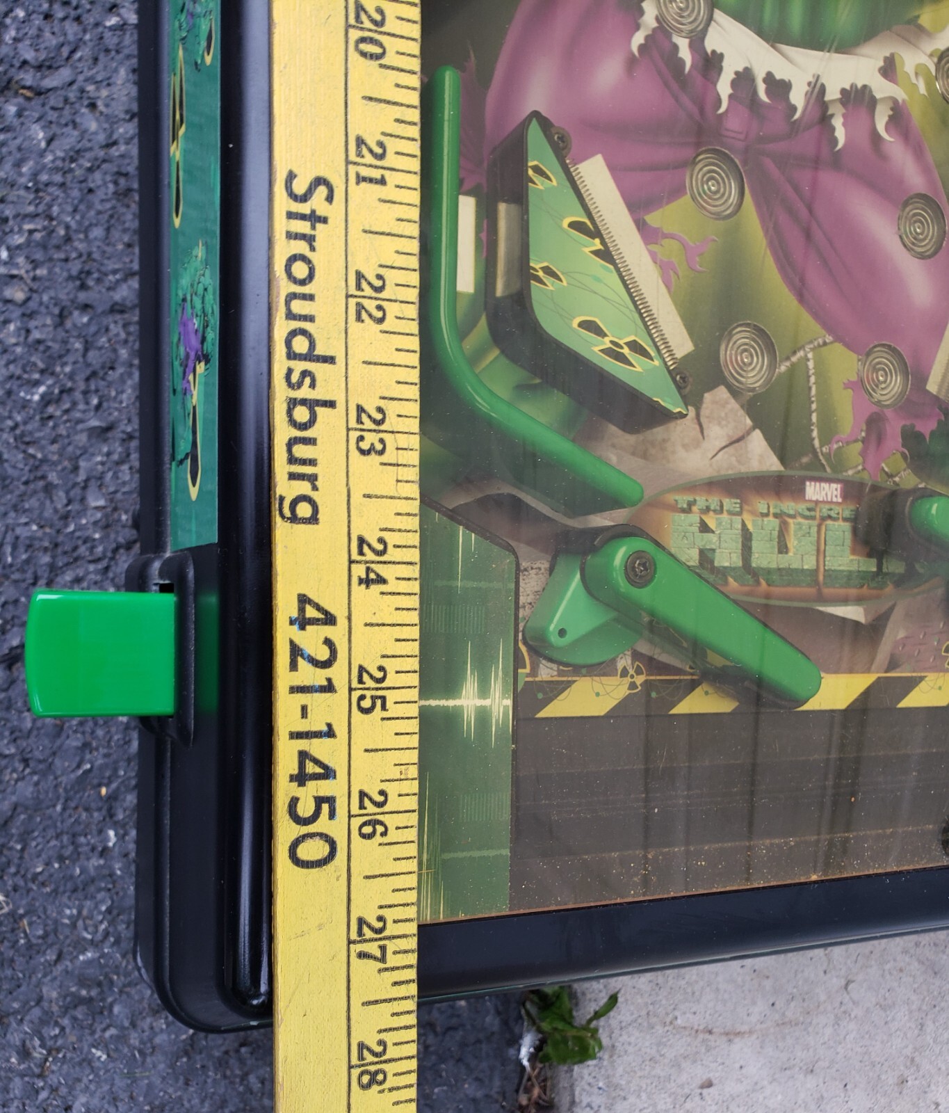 2003 incredible hulk marvel pinball machine