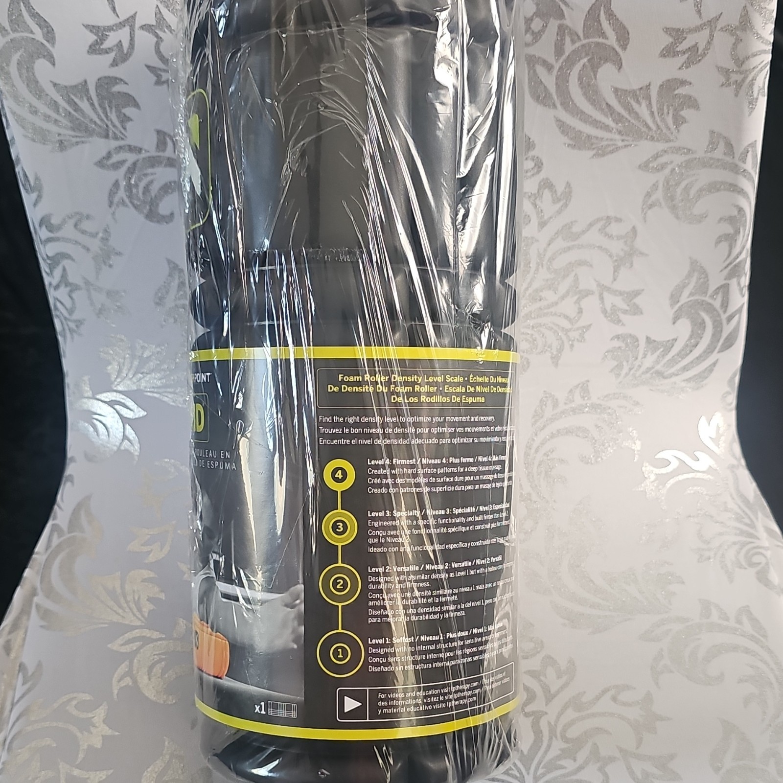 Trigger Point Performance GRID Foam Roller Orange Massage Grid Hollow Design