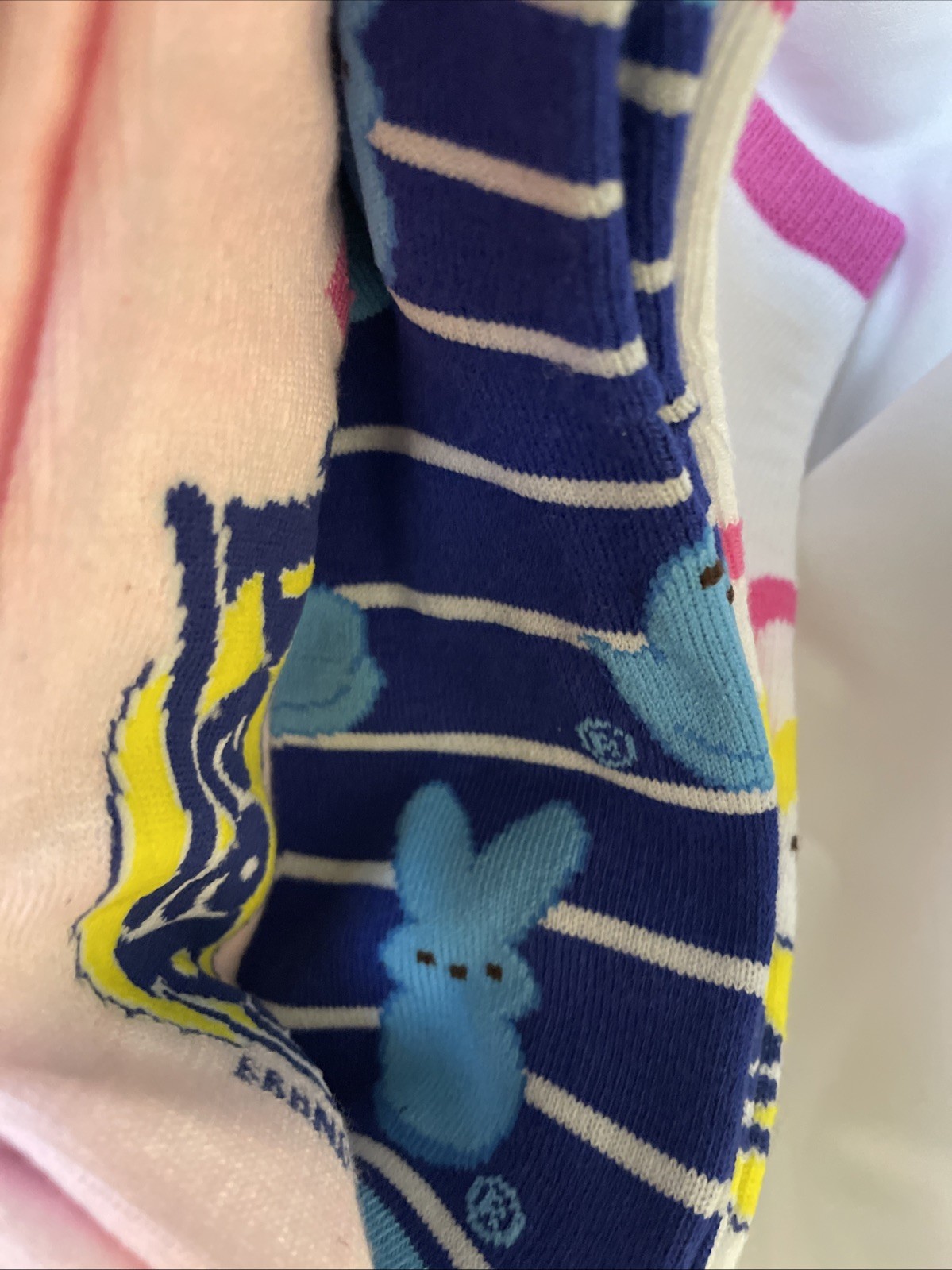 Peeps Women’s ankle Socks Set 5 pairs Size 9-11 /Shoe Size 4-10 Blue Brand New