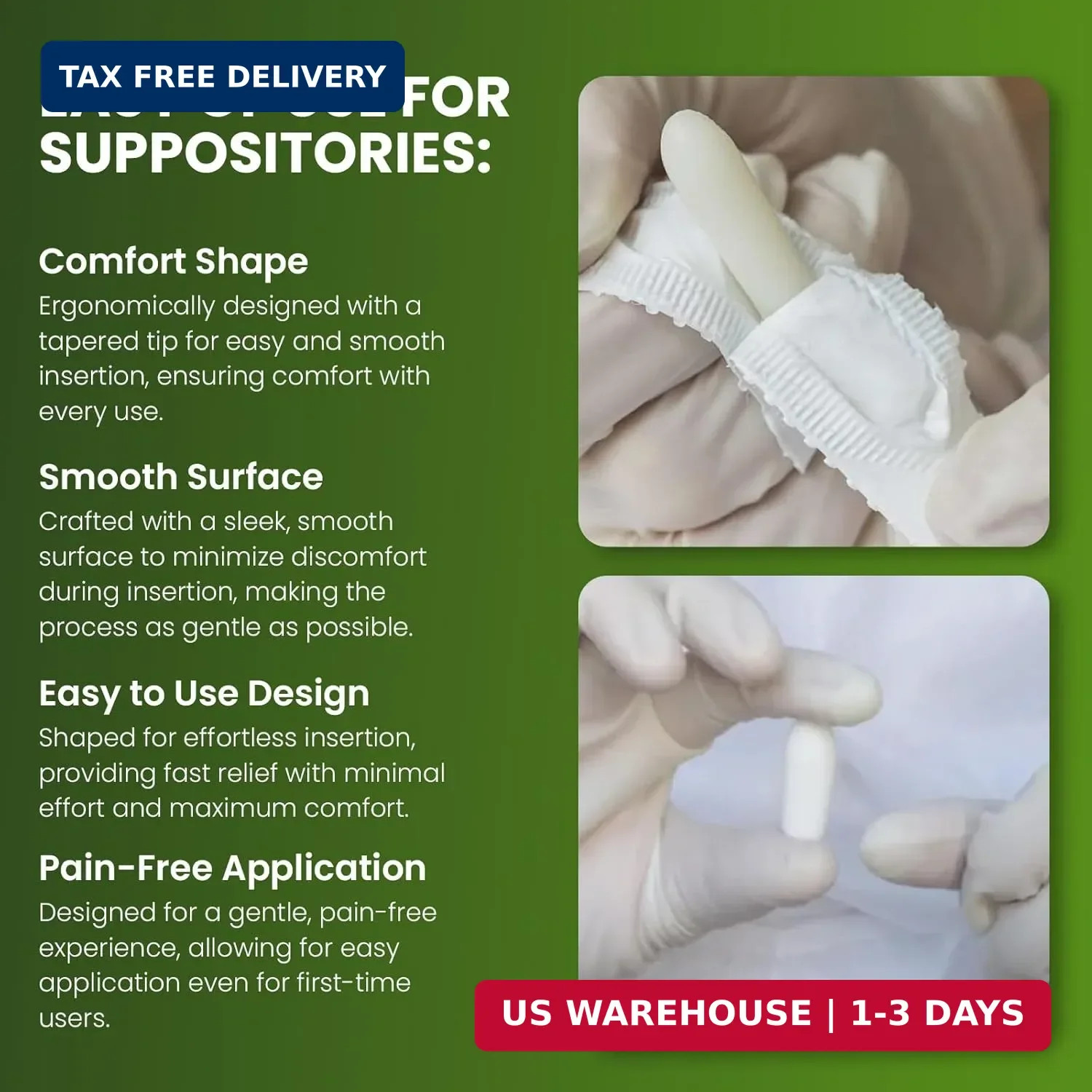 Bisacodyl Laxative Suppository | USP 10Mg for Fast, Gentle Constipation Relief