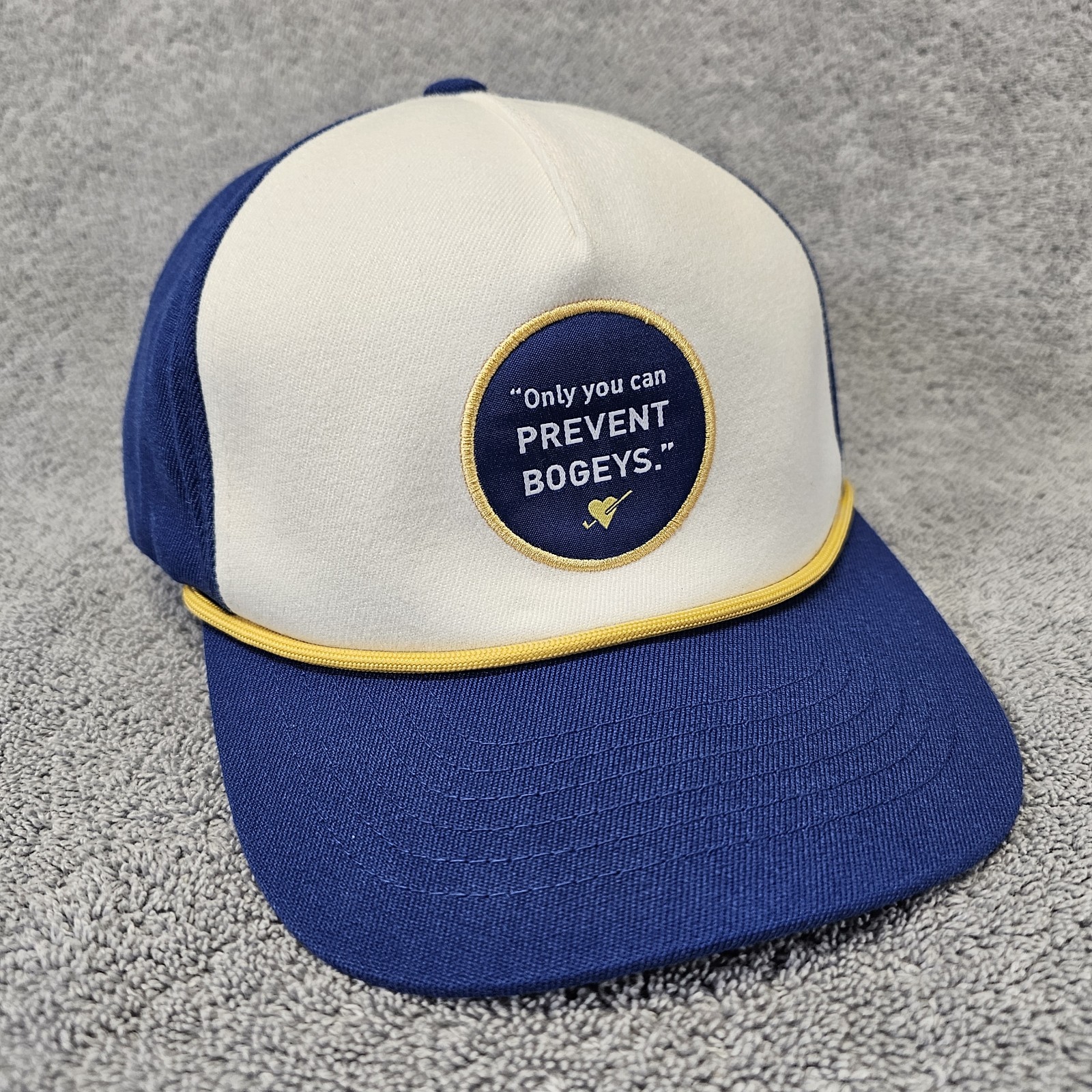 Puma Golf Hat Only You Can Prevent Bogeys Patch Rope Trucker Cap OSFM Snapback