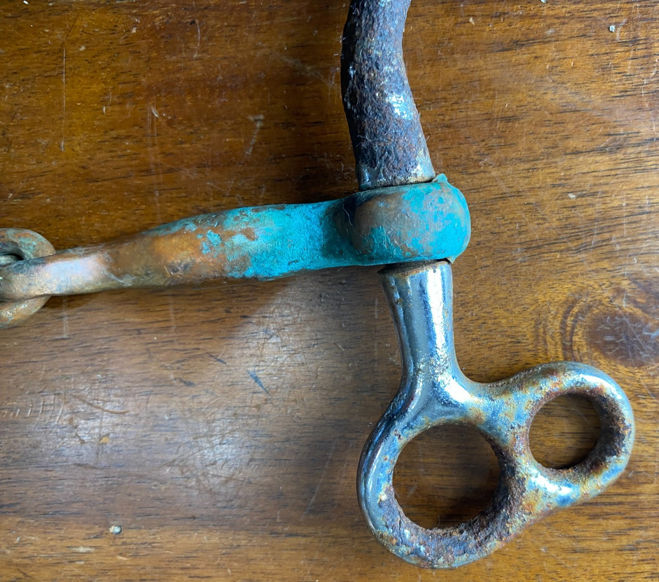Vintage Antique Snaffle Cow Horse Bridle Bit