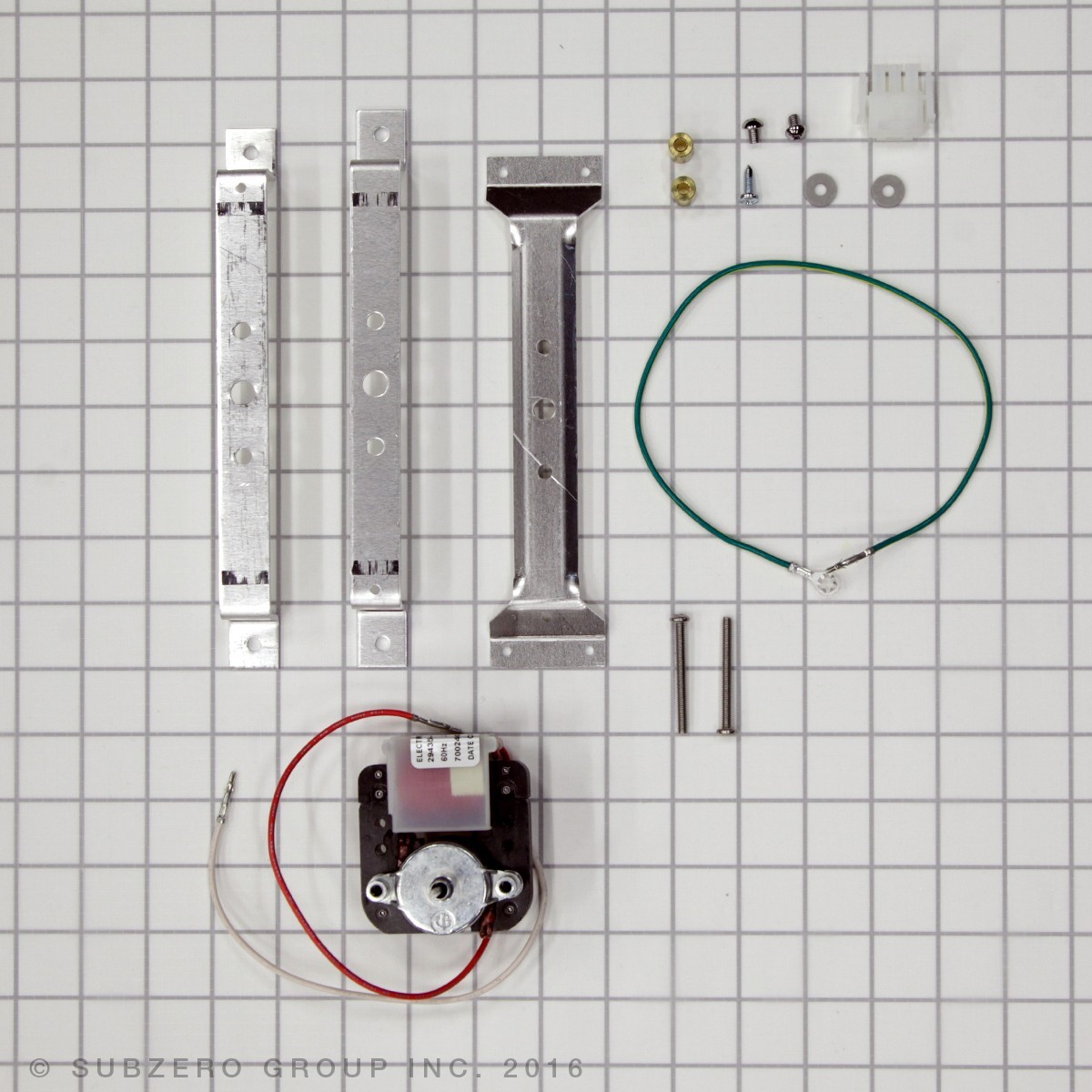 NEW GENUINE OEM SUB ZERO EVAPORATOR FAN MOTOR KIT PART#4200160 FREE SHIPPING!