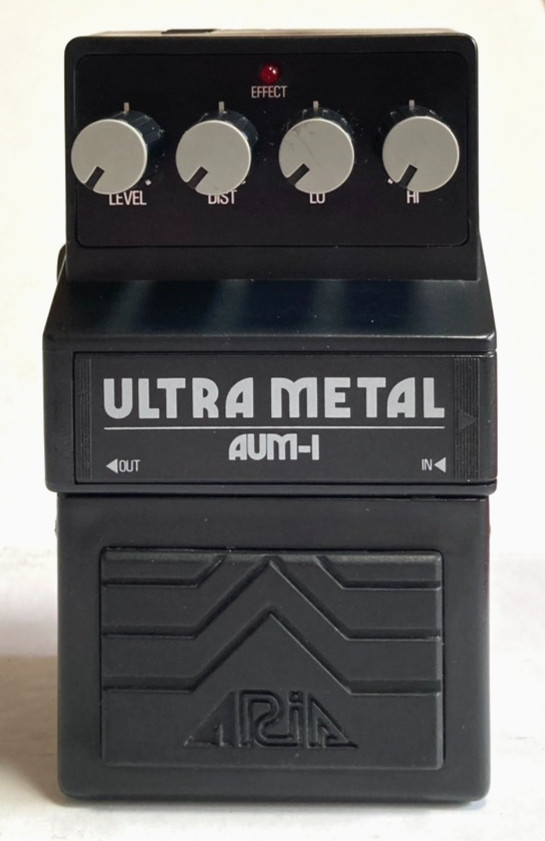 Aria AUM-1 Ultra Metal Distortion Guitar Effect Pedal Made in Japan Free Ship