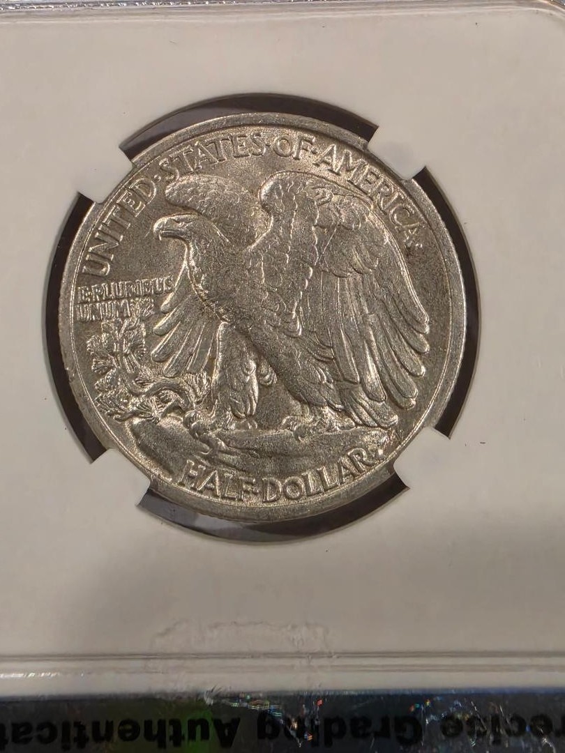 1935 Walking Liberty Half Dollar MS65