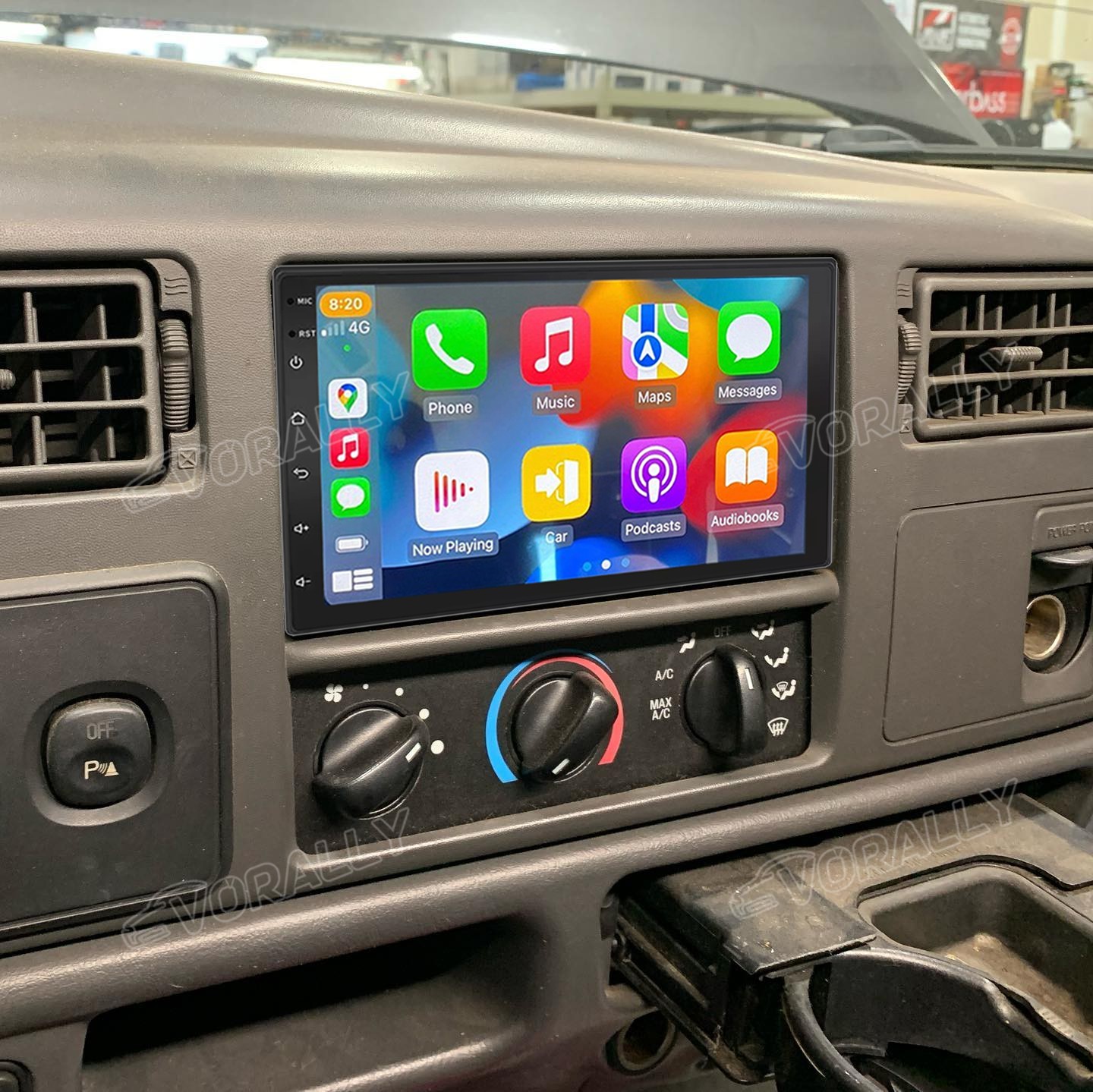 For 1999-2004 Ford F250 F-350 Super Duty CarPlay Android 14 Radio GPS SWC