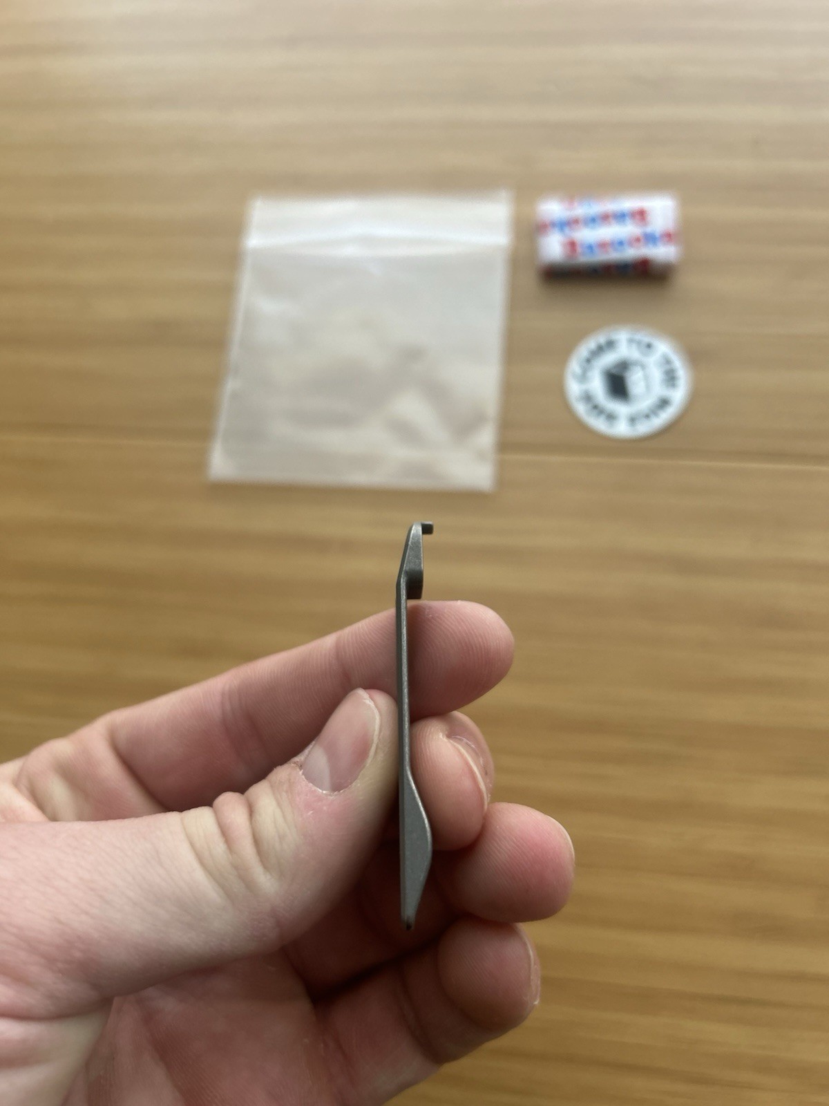Nice Guy Machine Co. NGMC Strider Machined Titanium Pocket Clip