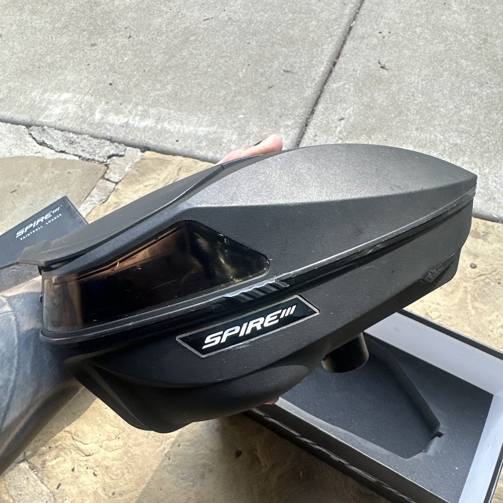 Virtue Spire - Paintball Hopper Loader - Black - With Box - Used Great Condition