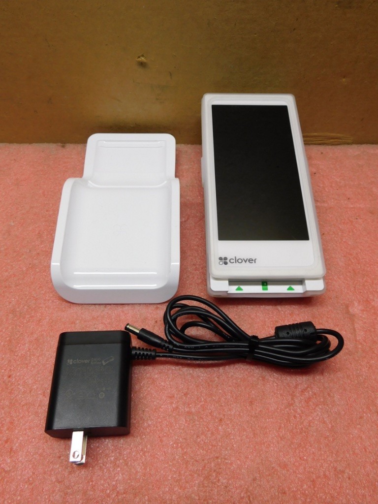 CLOVER Flex C405 Terminal w/ K405 Wireless Charging Cradle
