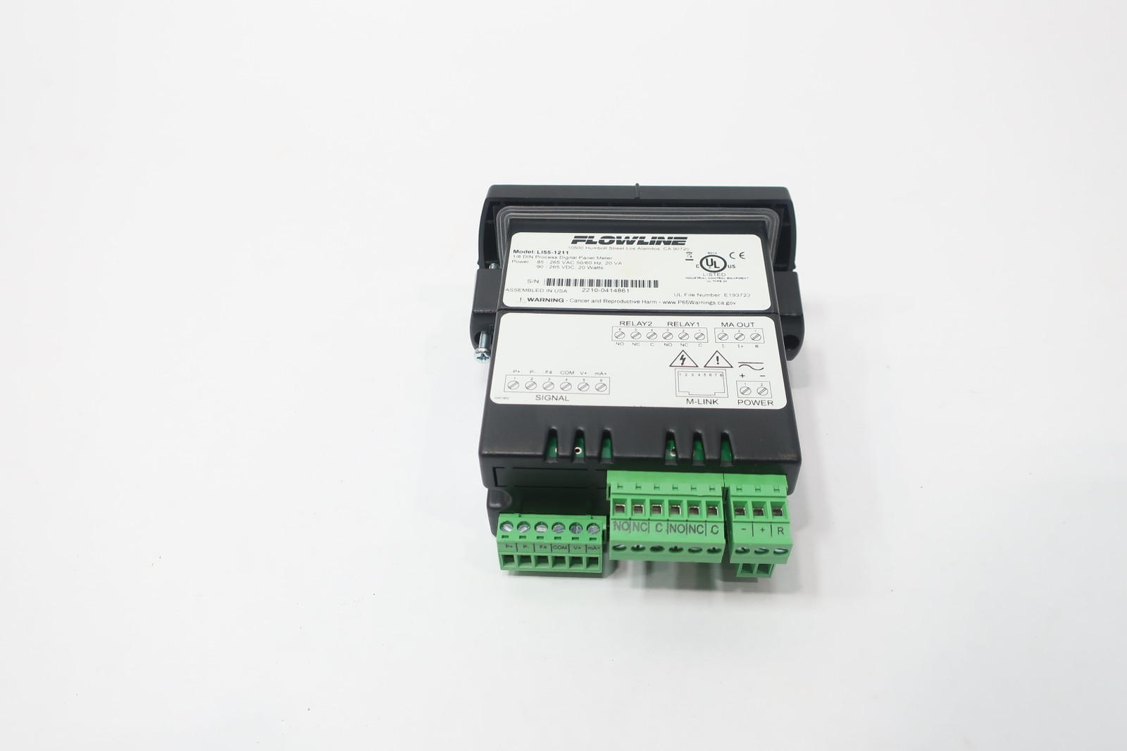 Flowline LI55-1211 Process Digital Panel Meter