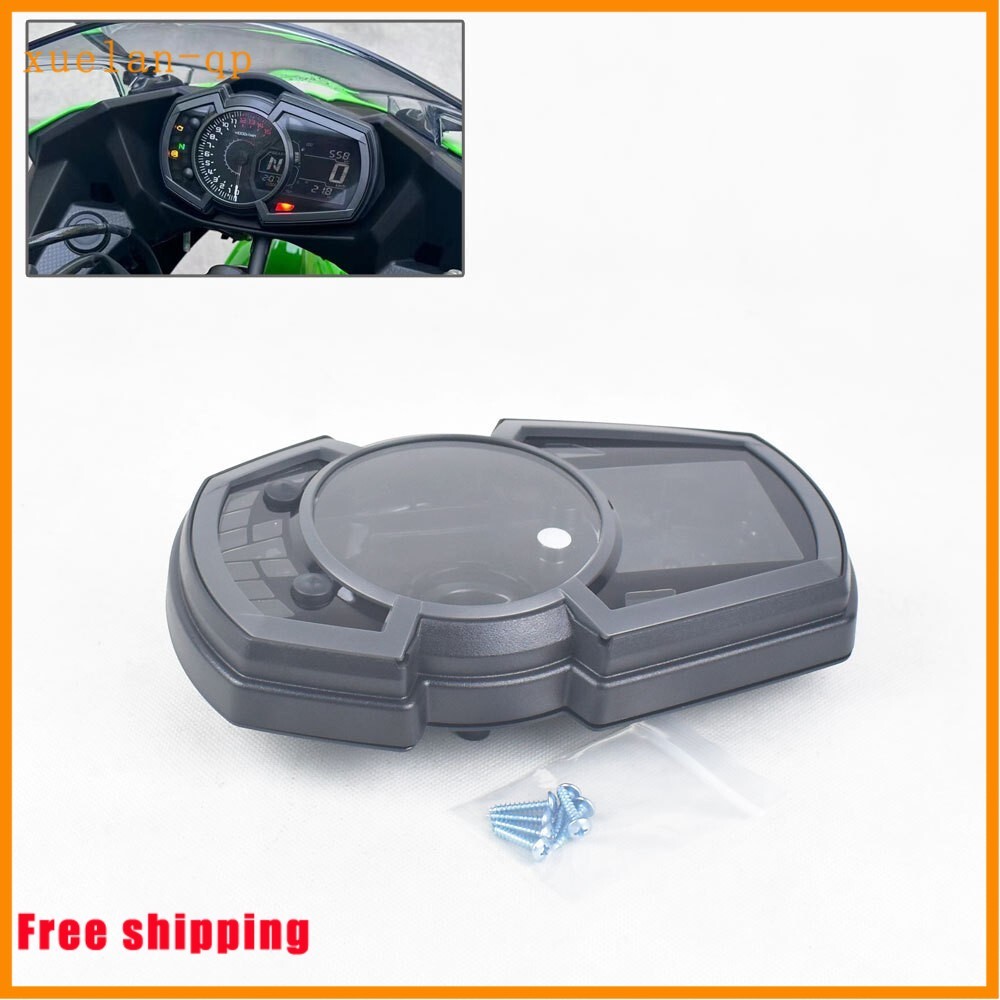 ABS Odometer Instrument shell Fit For Kawasaki Ninja 400 ZX6R/ZX636 2019-2023