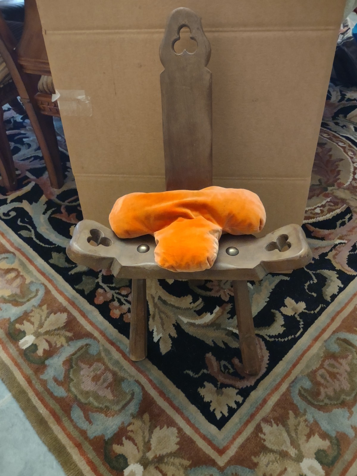 Birthing Chair - Spanish - Antique Collecters Item. See detailed description