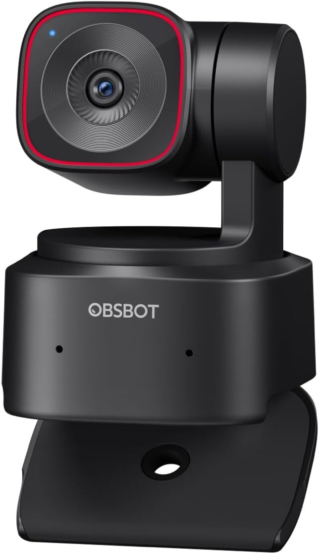 OBSBOT Tiny 2 Lite Webcam 4K AI Tracking Streaming PTZ Camera With 1/2"Sensor