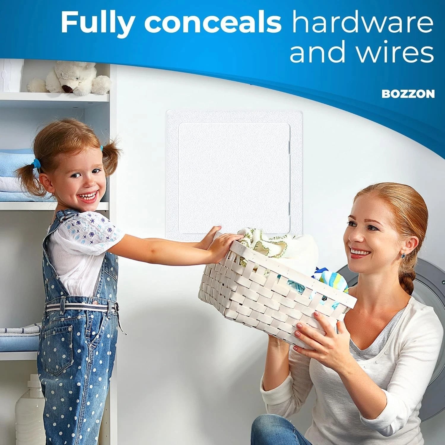 10x10 Waterproof Access Panel - Durable White Plastic Access Door for Drywall
