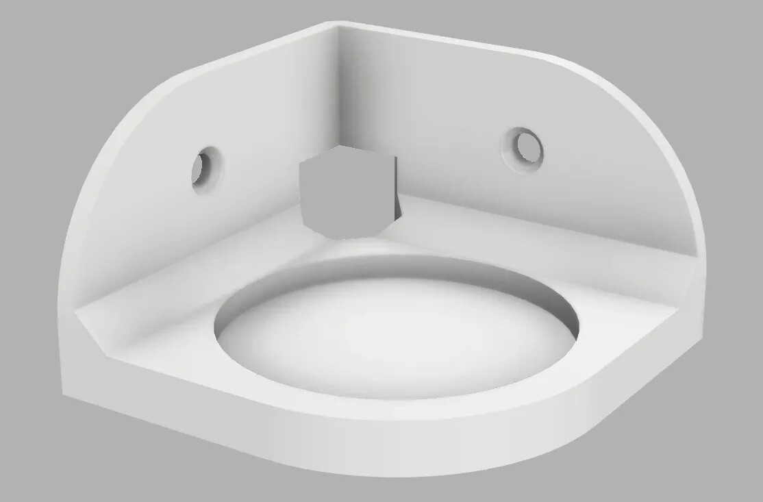 Corner Wall Mount Google Nest Camera (Indoor) cam holder