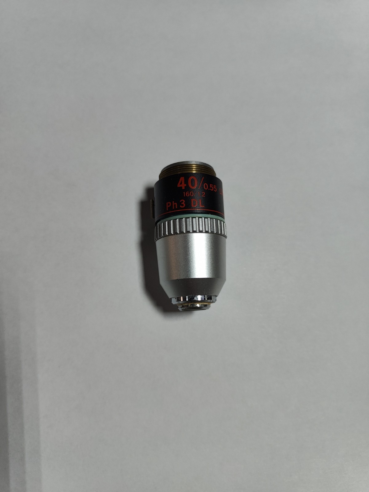 Nikon Microscope Objective Phase Contrast,  40/0.55 WD 160/1.2, Ph3 DL