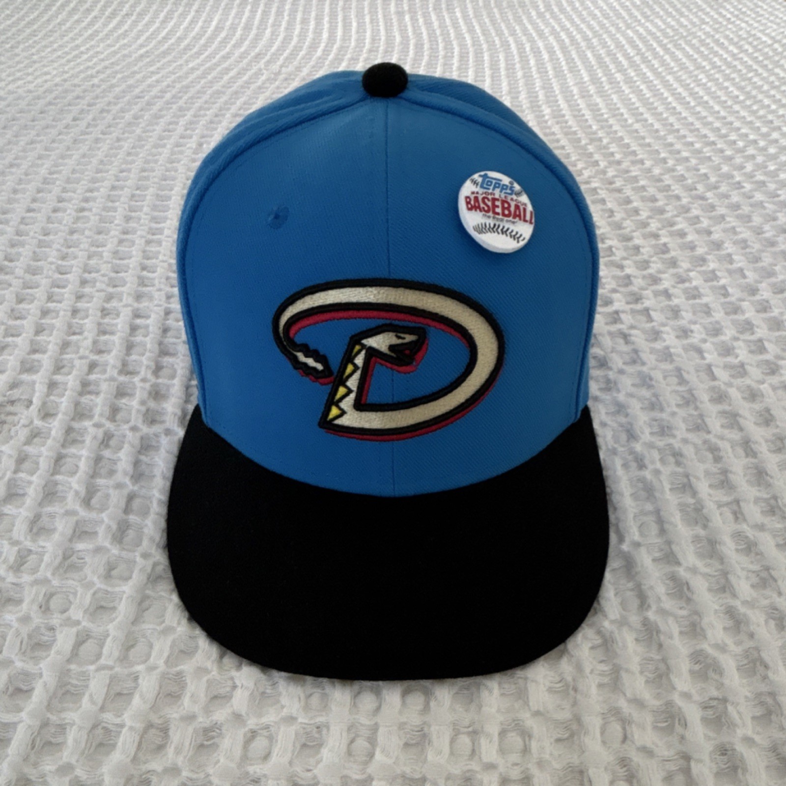 Mitchell & Ness Cooperstown MLB 1989 Fitted Hat Cap Blue/Black/Pink