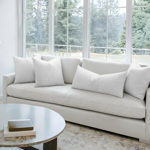 Euro Pillow Inserts 24x24 Inch Set of 2, Feather Mix 24x24 Inch (Pack of 2)