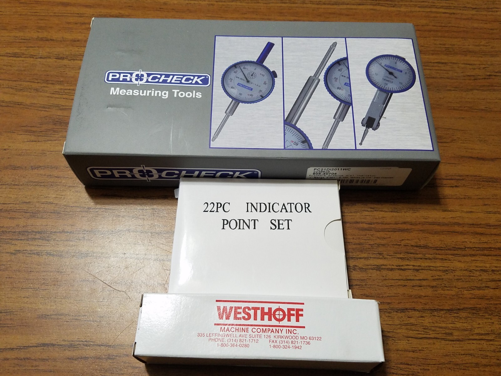 1" Travel Indicator and Mighty Mag Base Set 22 Contacts Measuring VP98279BF P4